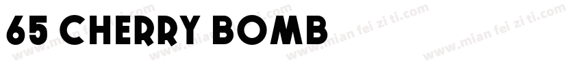 65 Cherry Bomb字体转换